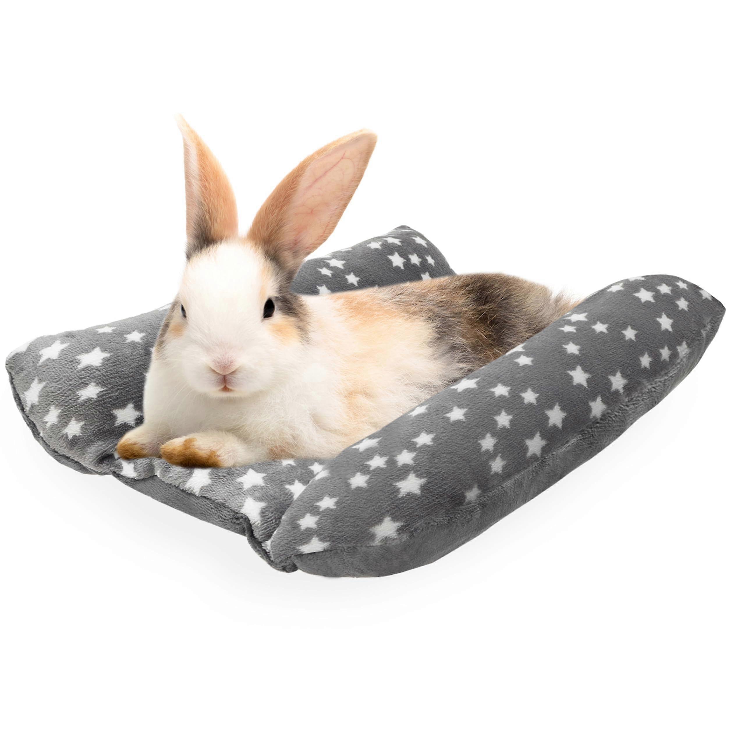 Soft Winter Warm Bed Mat for Small Pets, Cozy Fleece Material, Machine Washable, Non-Slip, 24x18 Inches