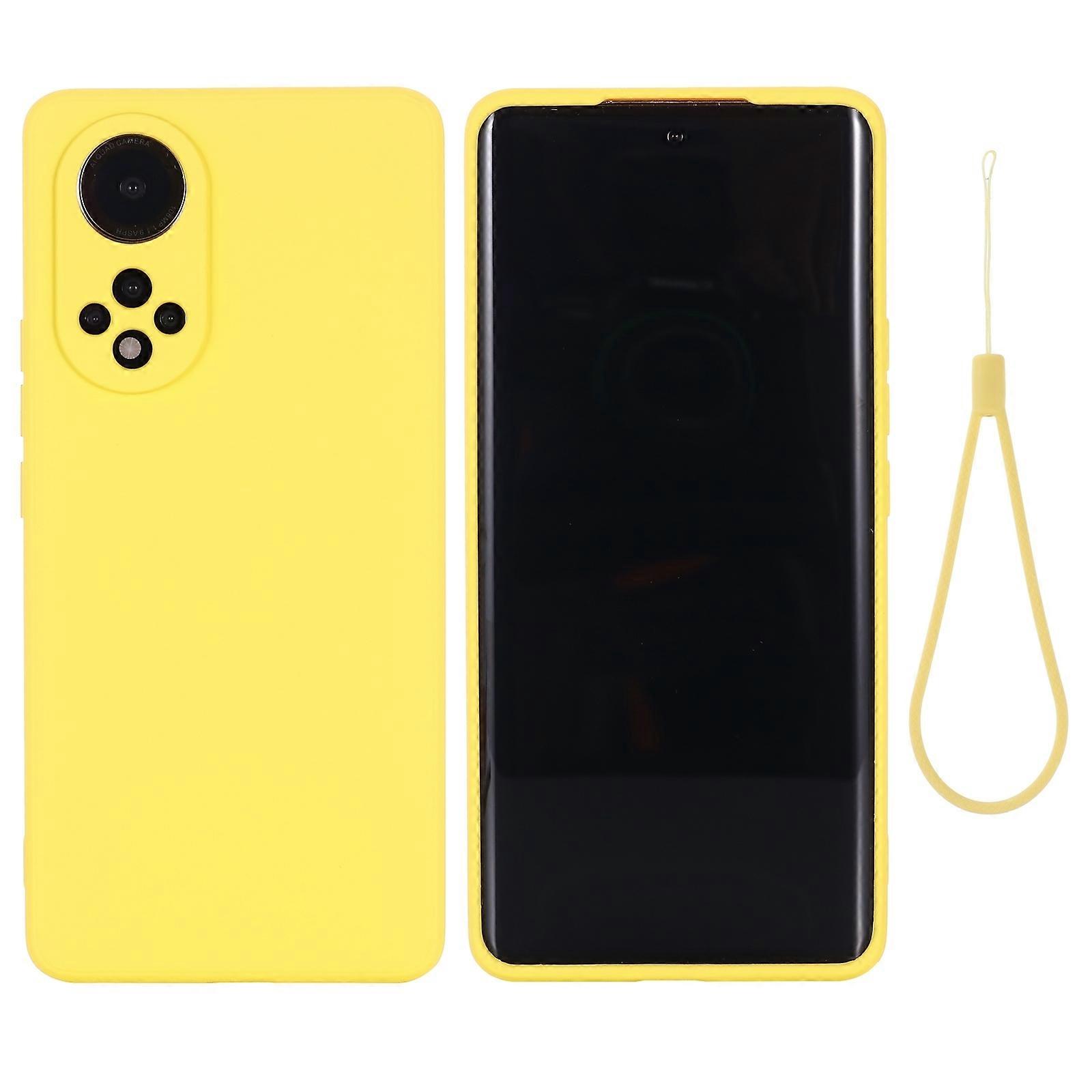 For Huawei Nova 9 Solid Color Liquid Silicone Dropproof Full Coverage Protective Case
