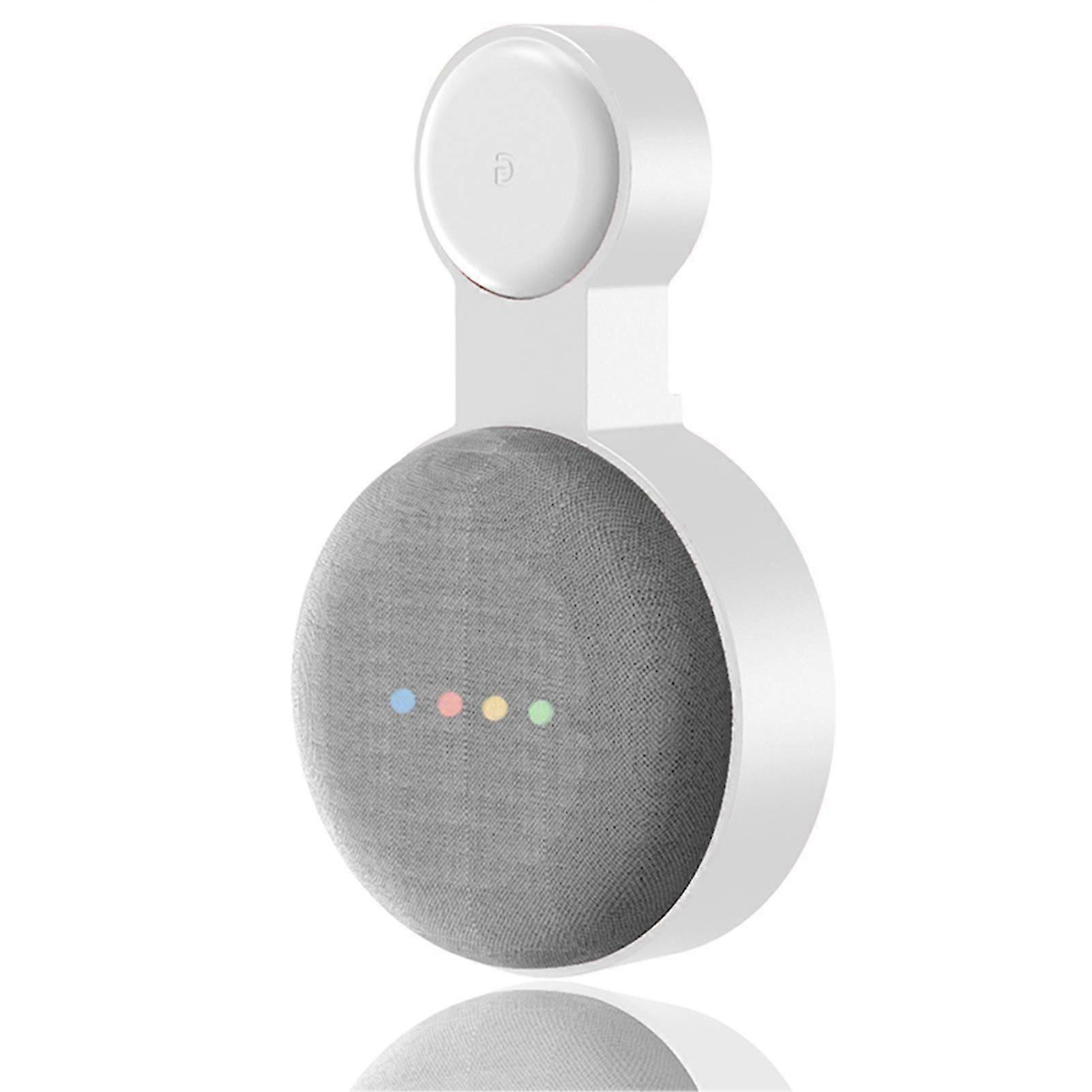 حامل مكبر صوت مثبت على الحائط سهل التركيب مشبك آمن أنيق لإدارة الحبل حامل صوت لجهاز Nest Mini (الجيل الثاني)