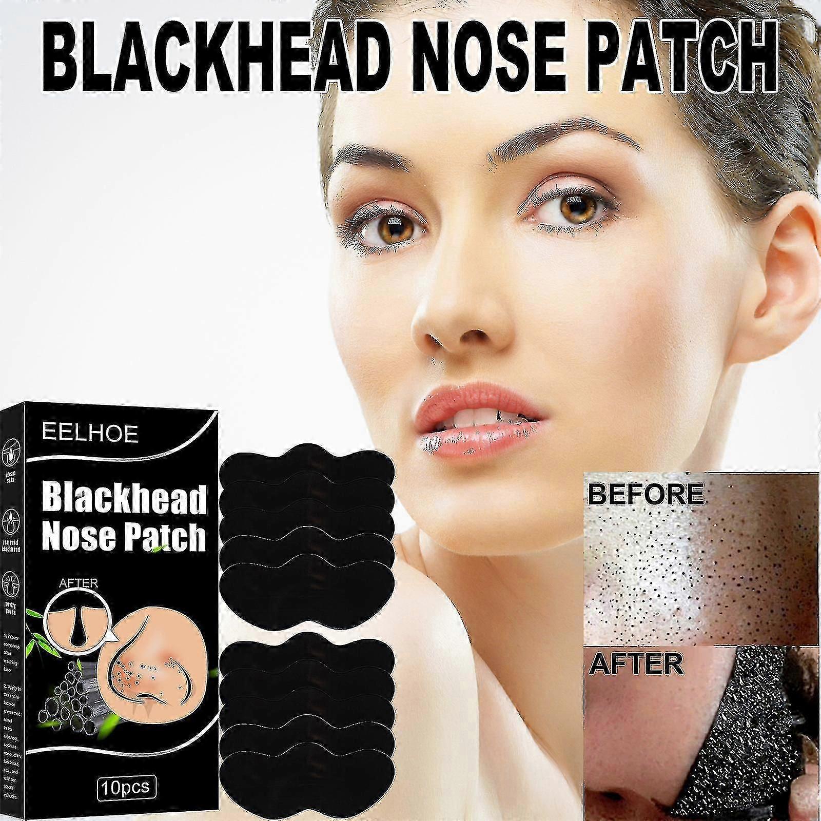 Blackhead Nose Patch, Blackhead Pore Strips, Deep Charcoal Pore Cleansing Strips, Nose Blackhead Remover Strips for All Skin