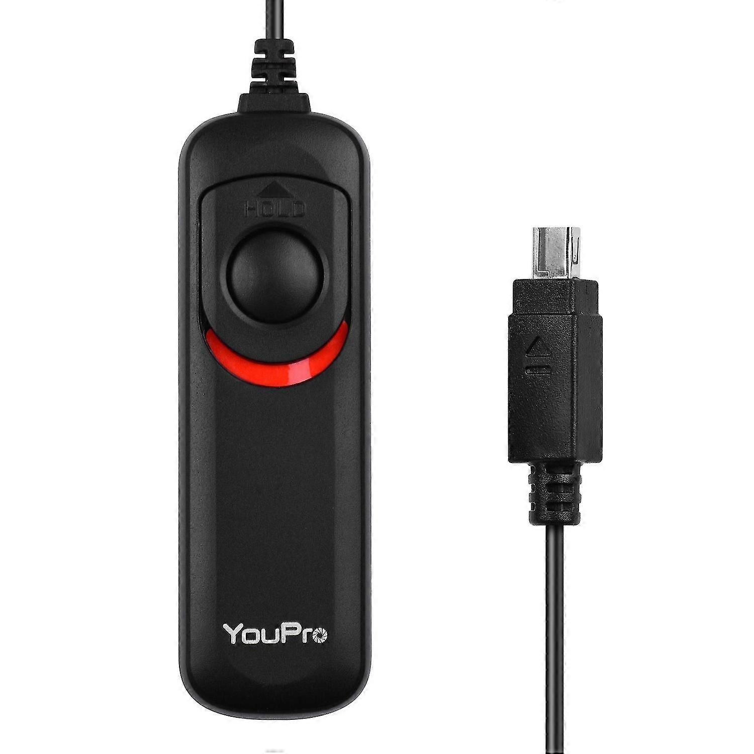 YouPro DC2 Type Shutter Release Cable Timer Remote Control 1.2m/3.9ft Replacement for Nikon D7700 D7