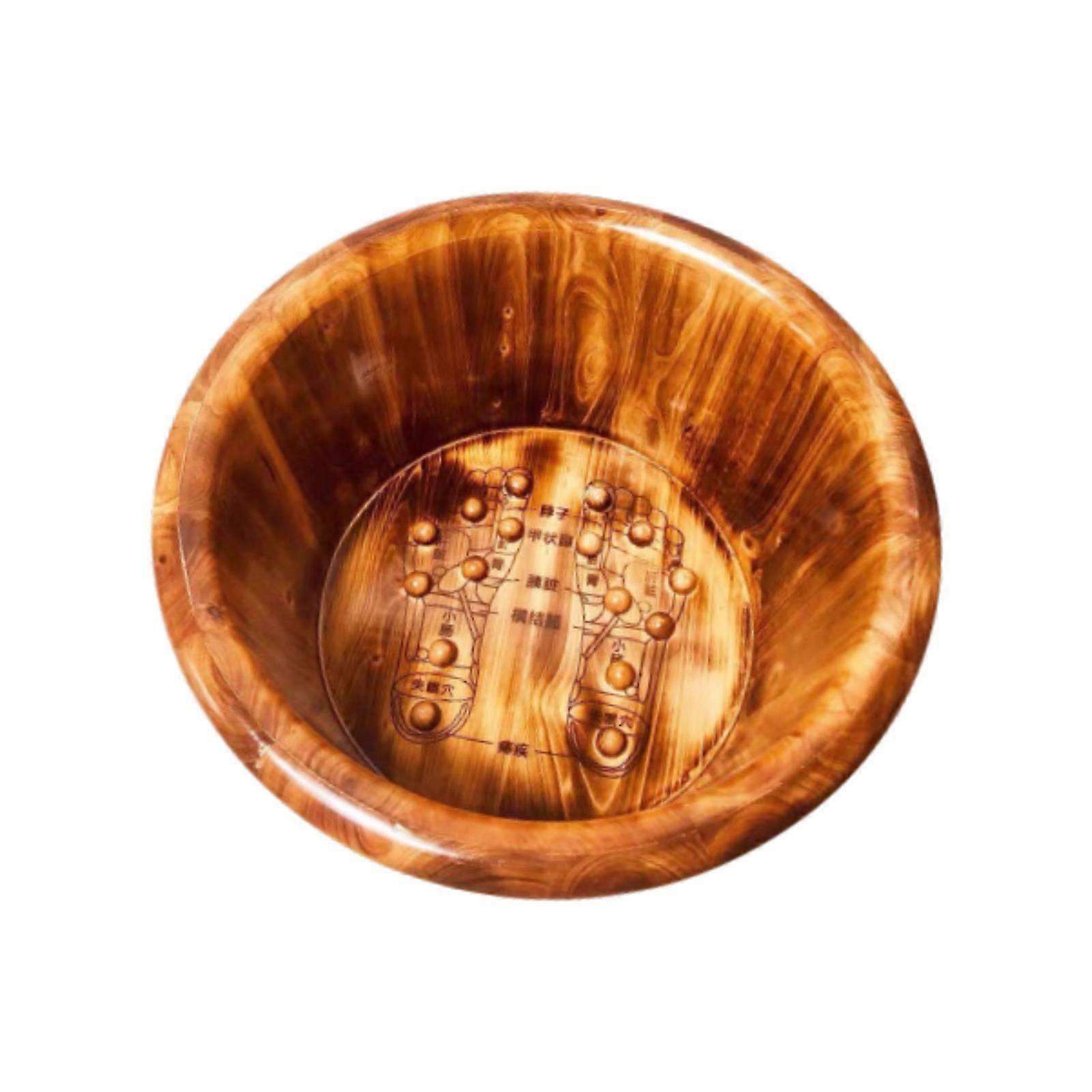 حوض تدليك حوض القدم المستدير للأقدام حوض استحمام للنساء والرجل 26 سم × 40 سم