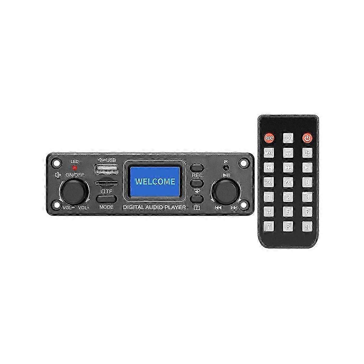 Digital Audio Player Bluetooth Mp3 Player Decoder Board 128x64 Dots Lcd Usb Sd Bt Fm Music Player M-yezi