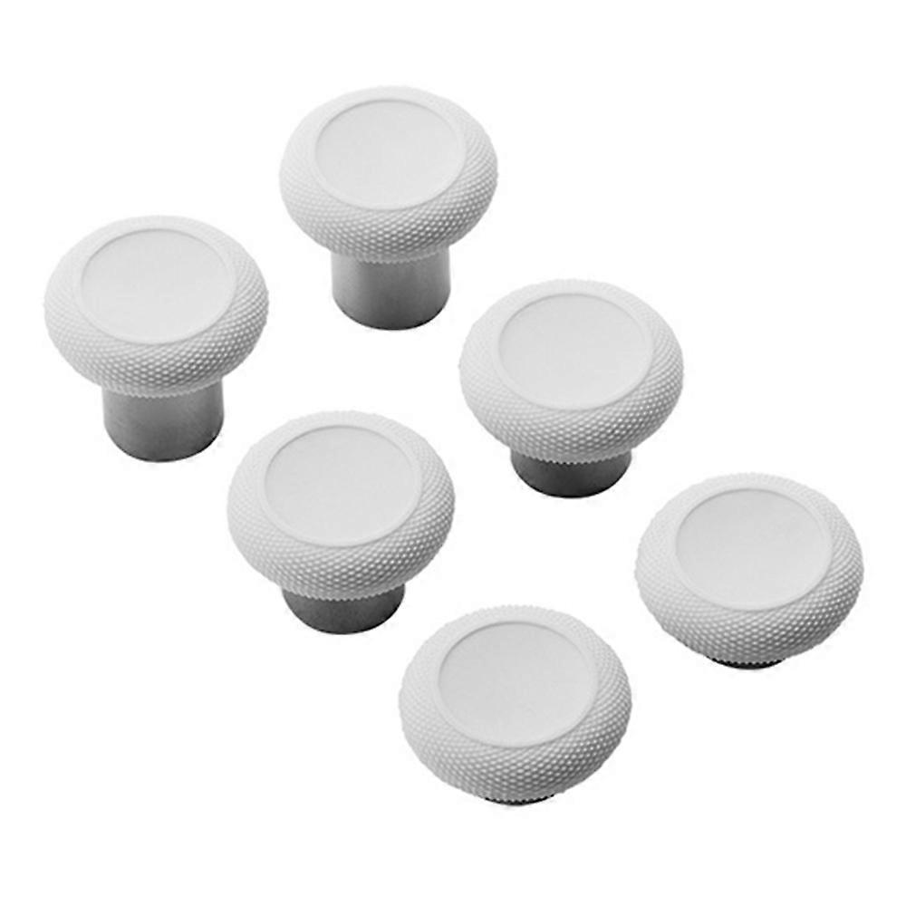 GULIKIT NS34 6Pcs/Set 3 Heights King Kong Ring Thumbstick Kit Controller Replacement Part-White