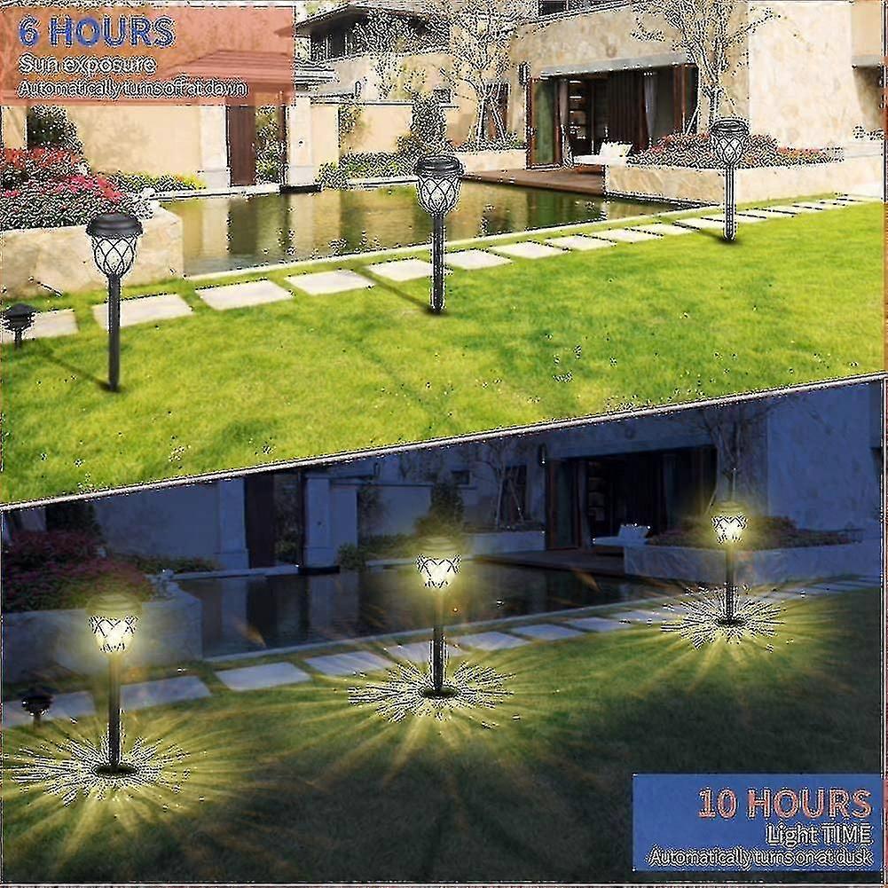 Solar Garden Lights - Led Solar Path Lights,double Waterproof,unique Glow