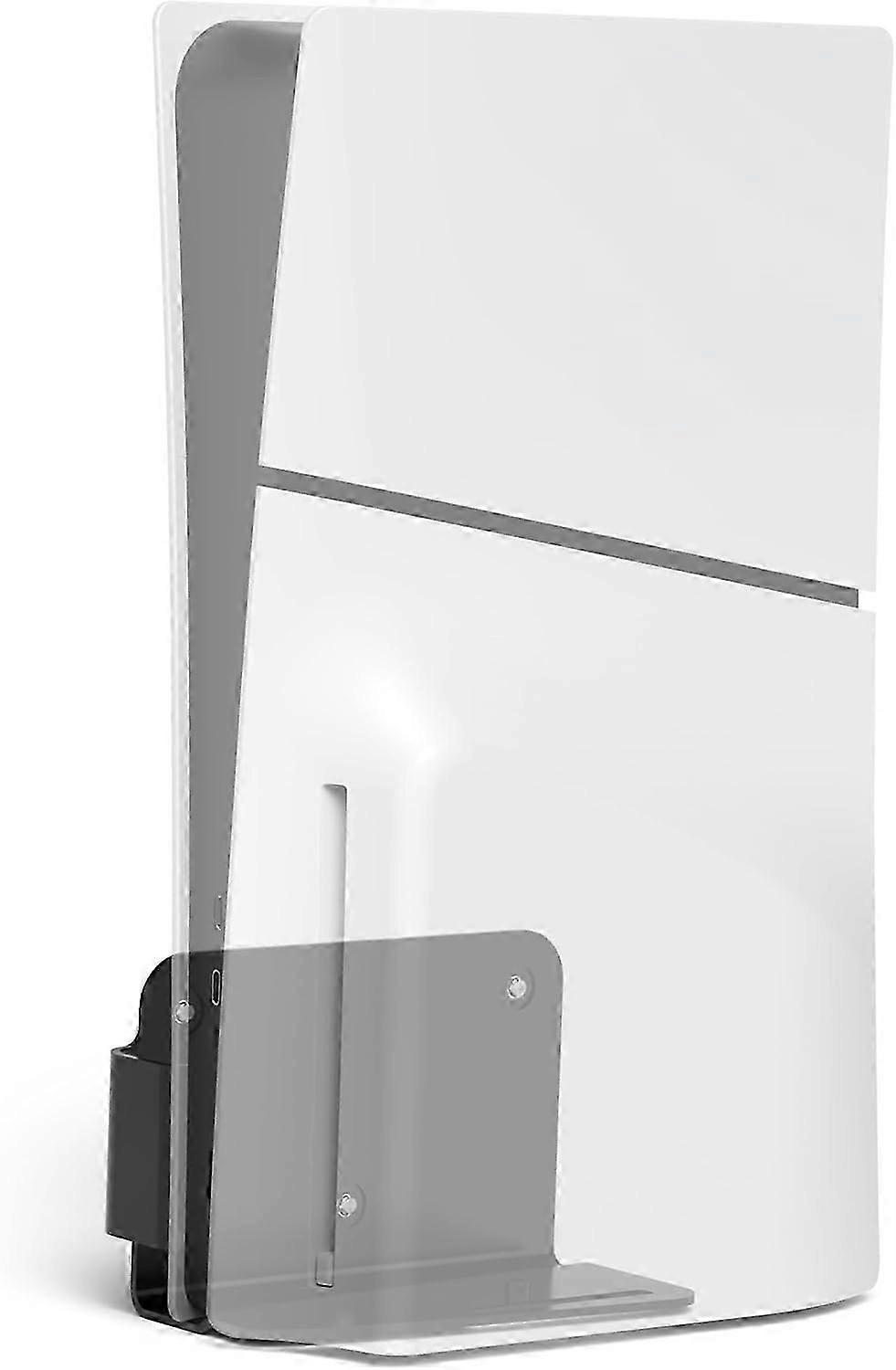 high qualityAluminum Wall Mount for Playstation 5 Slim Digital Edition & Disc Edition Wall Mount Bracket for PS5 Slim Space Saving PS5 Slim Shelf Moun