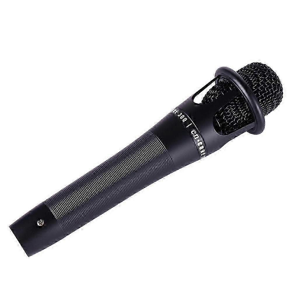 E300 Handheld Wired Condenser Microphone for Audio Broadcast Sound Recording