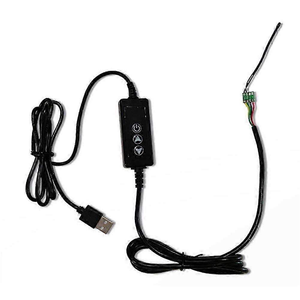新しいUSBミニサーモスタットスイッチLEDデジタル制御温度コントローラー温度計サーモレギュレーターDC 5-24V 12V BS