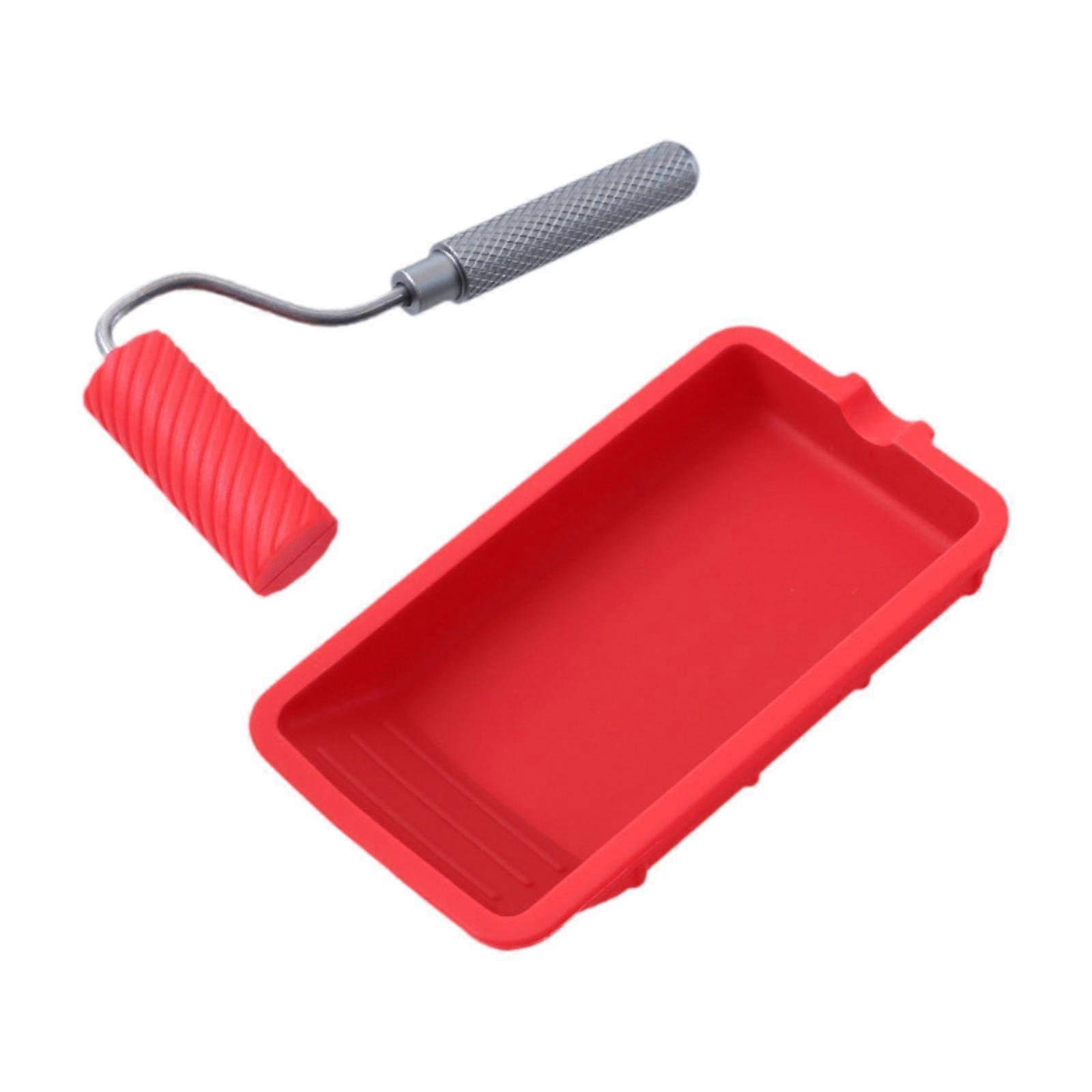 Paint Tray with Roller Lightweight Professional Hand Tool Paint Roller Tray