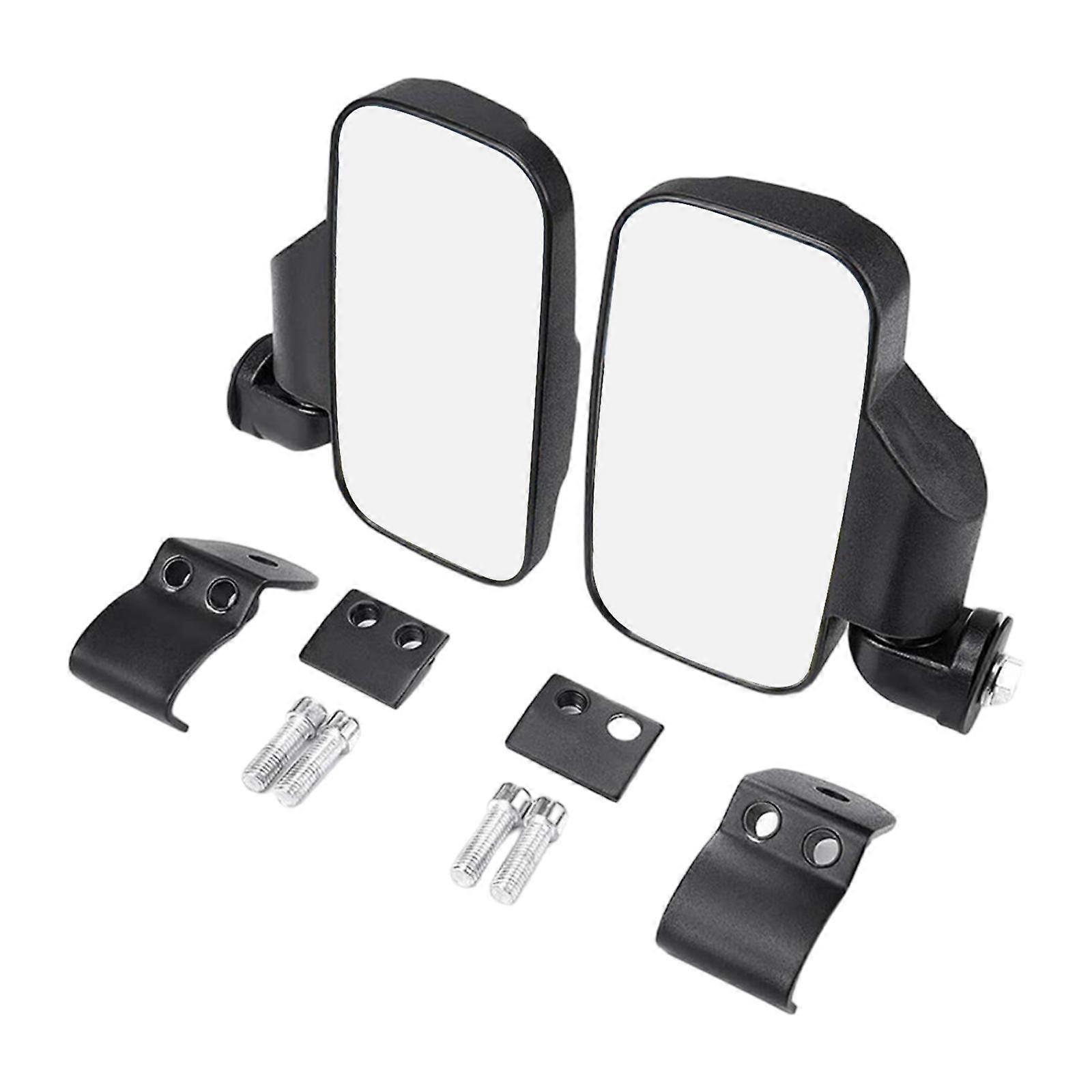 UTV Side Mirrors Accessories Black Adjustable Angle for Can-am Defender