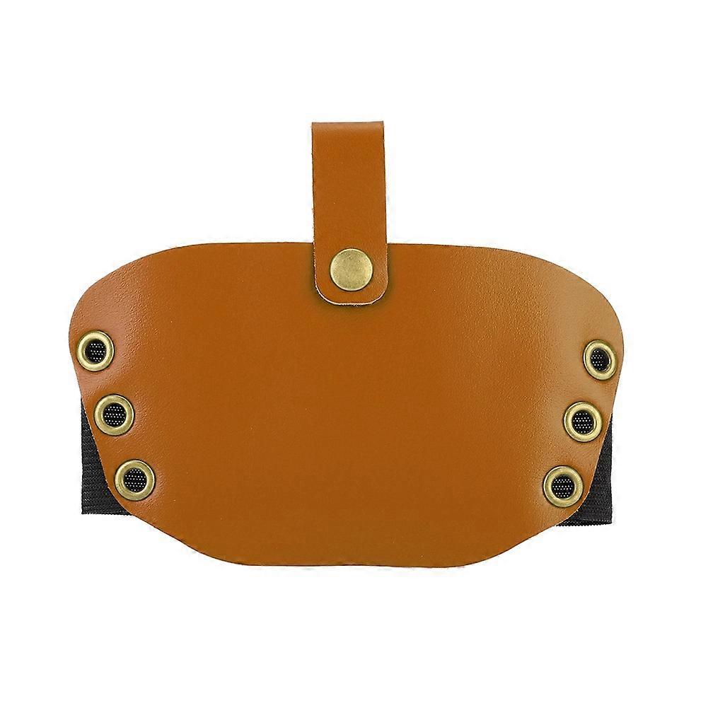 High Quality PU Material Motorcycle Shift Guard Shoes Boots Protector Cover(Yellow)