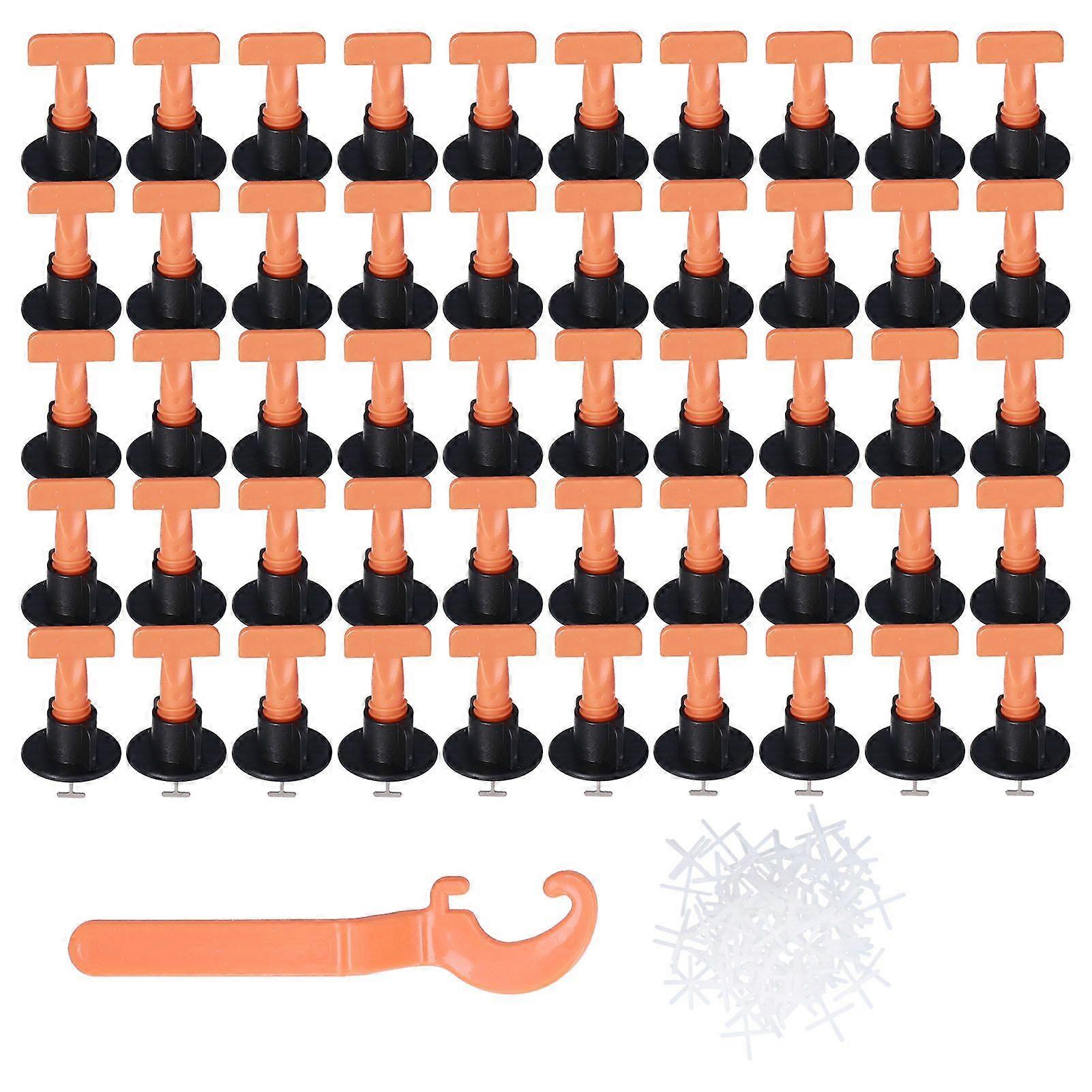 151PCS Tile Leveler Spacer Floor Tile Leveling System Reusable Wall Leveling System with Wrench