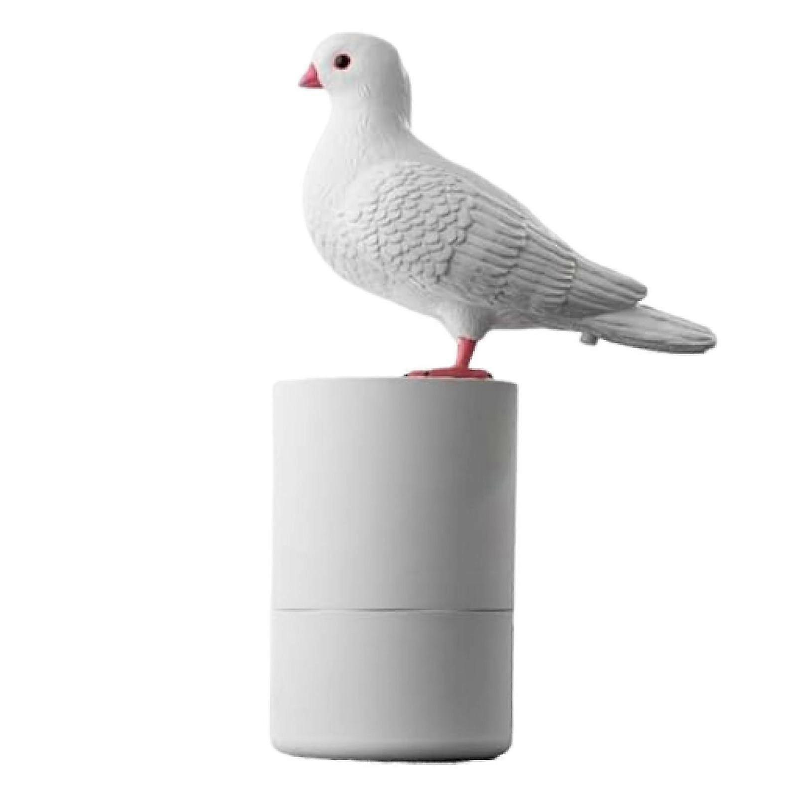 Touchless Hand Soap Foam Dispenser Pigeons Automatic Foaming Soap Dispenser Automatic Induction Foam Hand Washer White