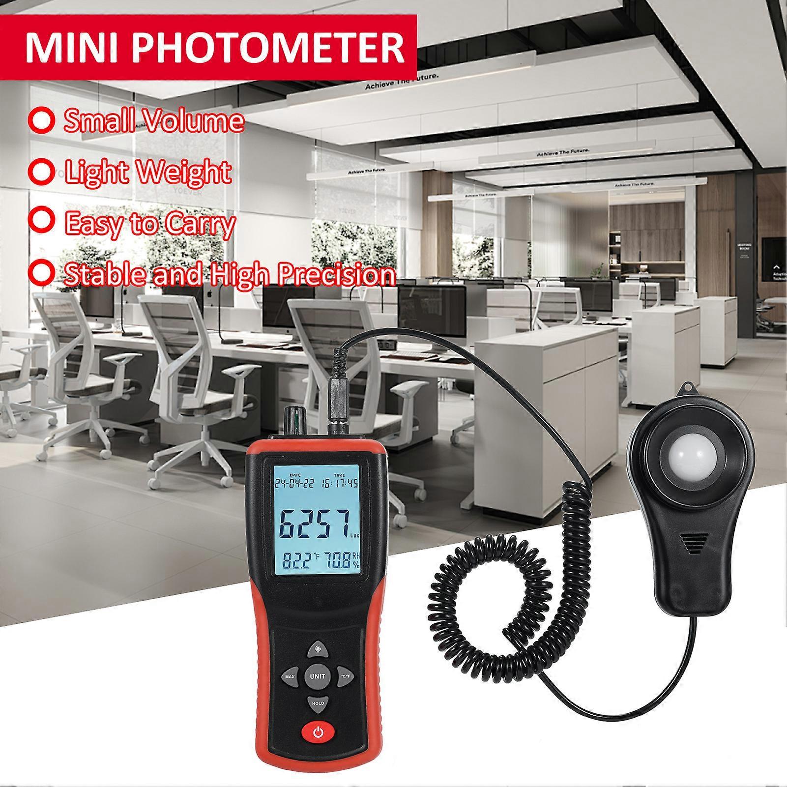 Digital Lux Meter 400,000 Lux Digital LCD Pocket Light Meter Lux/FC Measure Tester illuminometer Sensor Photometer TL-603