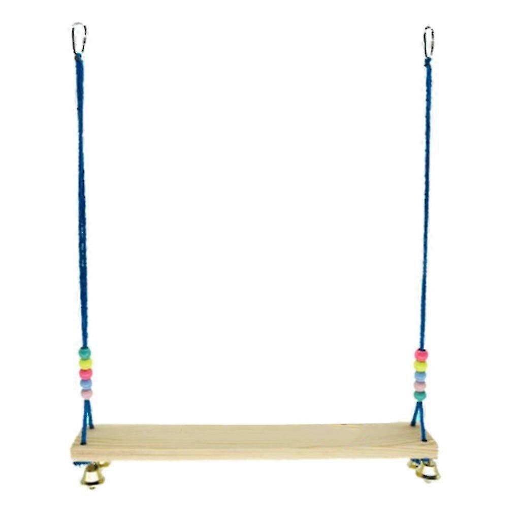 الدجاج سوينغ الببغاء الخشب الطبيعي موقف مضغ لعبة للطيور الكبيرة الببغاء