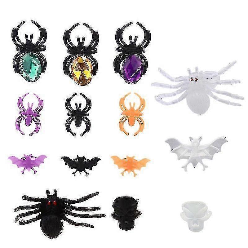 1set Halloween Spiders For Halloween Decorations