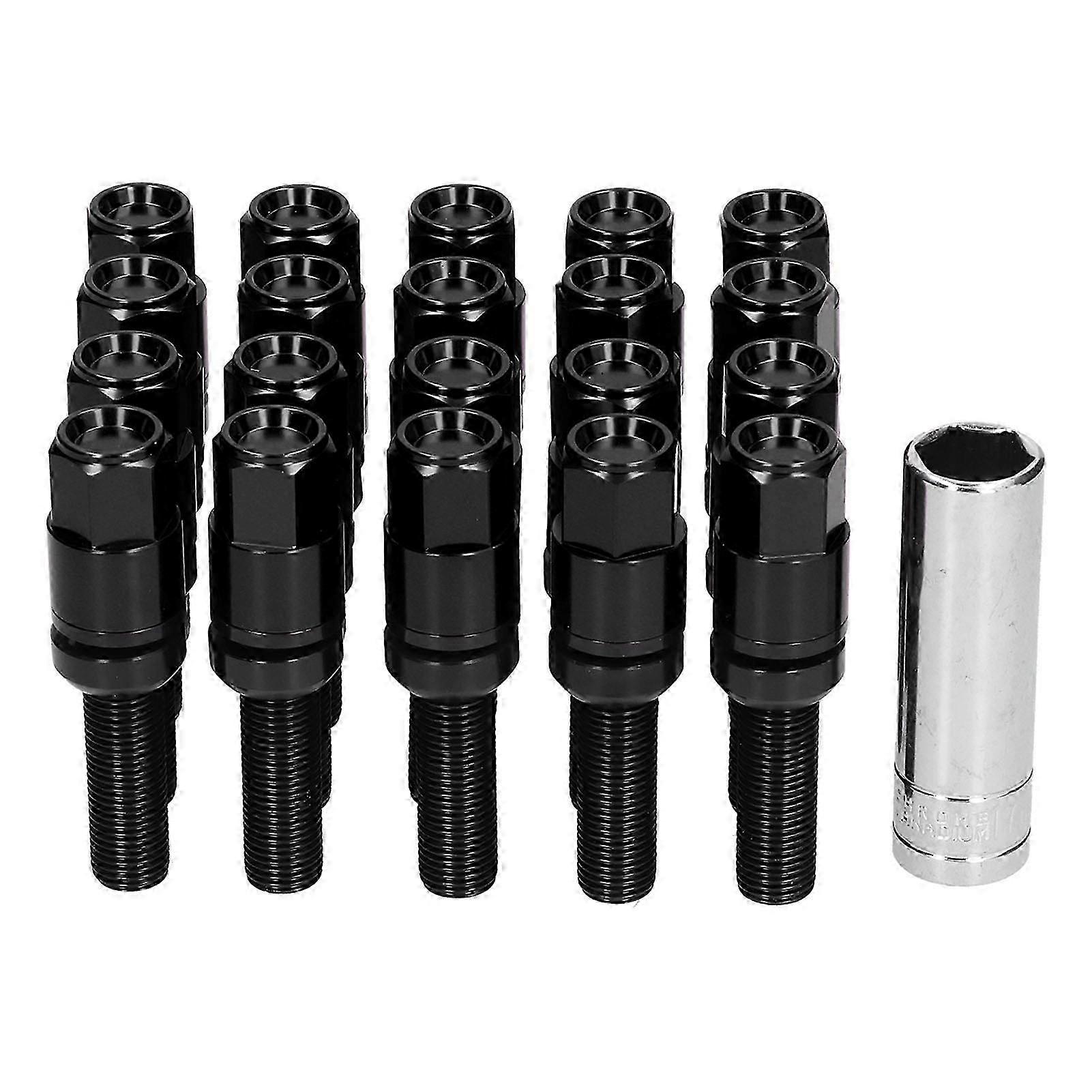 21pcs M14x1.5 Extended Lug Bolt Kit with Sleeve Ball Seat
