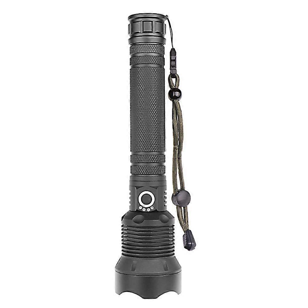 Rechargeable Flashlight USB Charging With Power Display High Powered Zoomable Telescopic