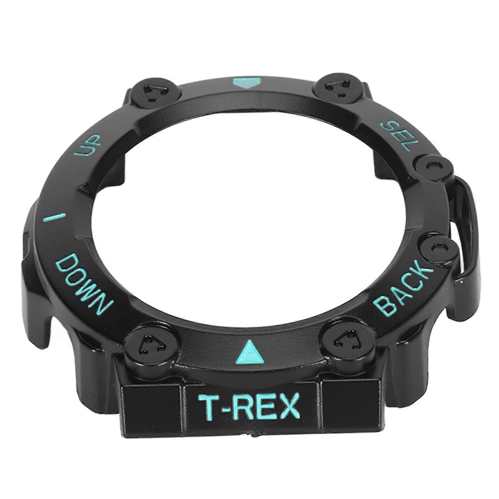 Shockproof PC Protective Bumper Case for T Rex 2 Watch Black Blue