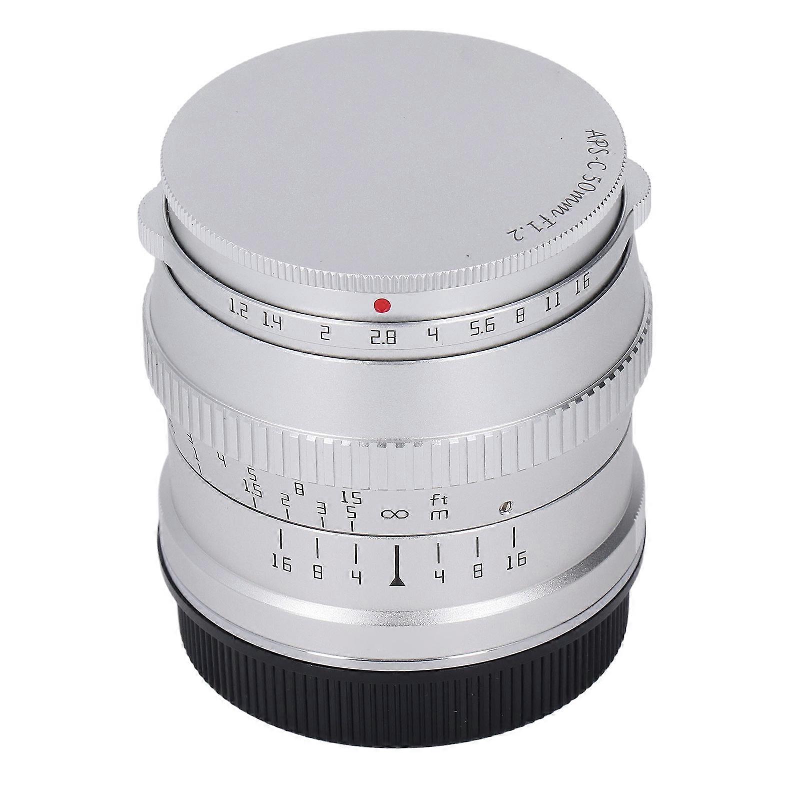 50mm F1.2 Large Aperture APS-C Lens for Leica L Mount - Manual Focus, Artistic Bokeh