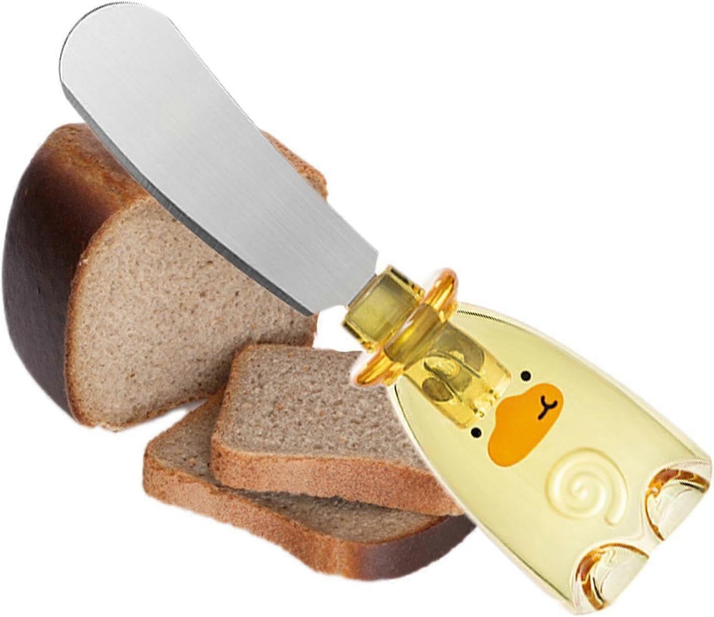 Butter Scraper - Peanut Butter Machine with Bear Handle - Handheld Stainless Steel Spreader Knife Butter Spreader Butter Cutter for Home
