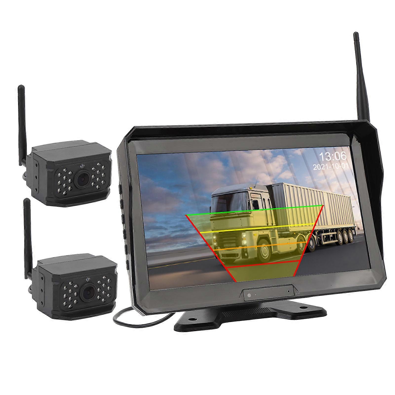 RV Wireless Backup Camera with 10.1in Monitor, 120° View Angle
