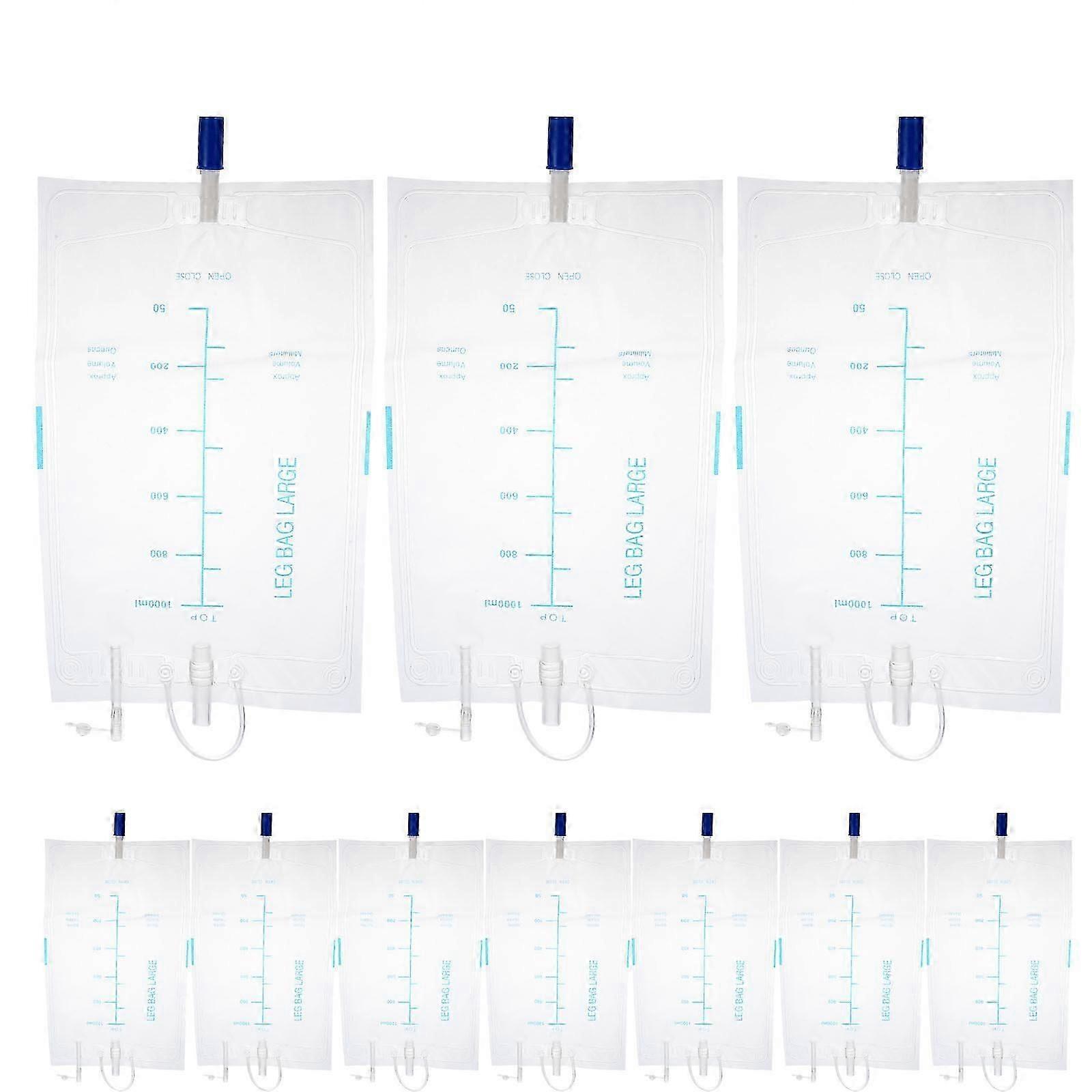 10 stk. dreneringspose urinpose urinveisdreneringspose pasientens urinpose urinoppsamlingspose