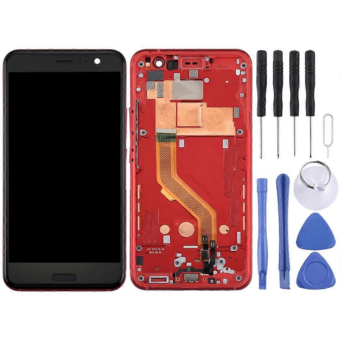 COMPATIBLE LCD Screen for HTC U11 Digitizer Full Assembly with Frame