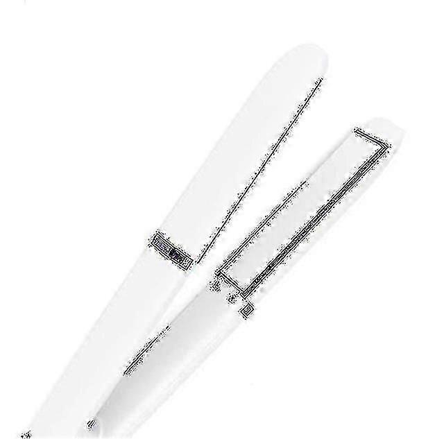 Portable White PT Hair Straightener
