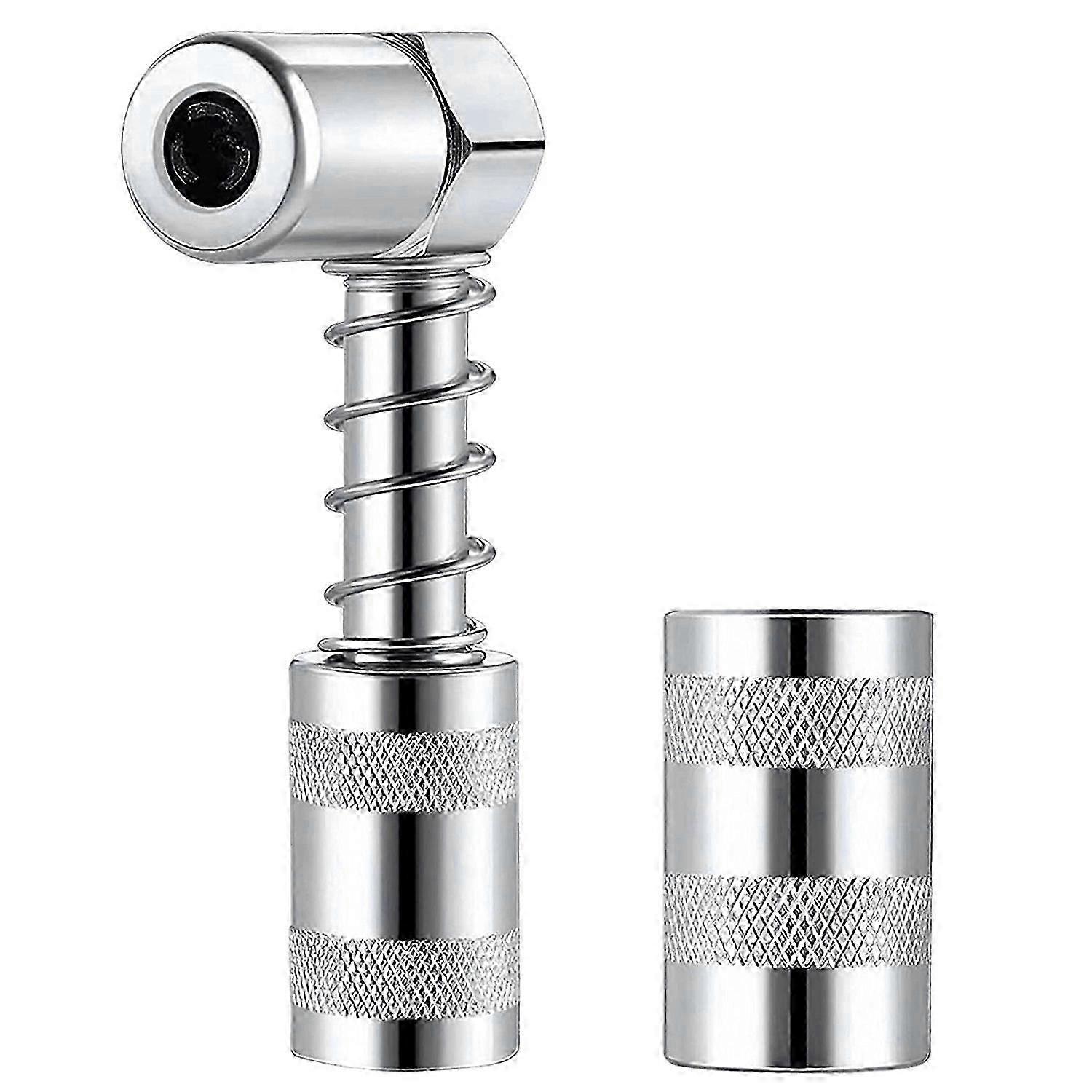 Grease Adapter with Sleeve 3-Jaw Coupler and Grease Gun Accessory for Easy Installation
