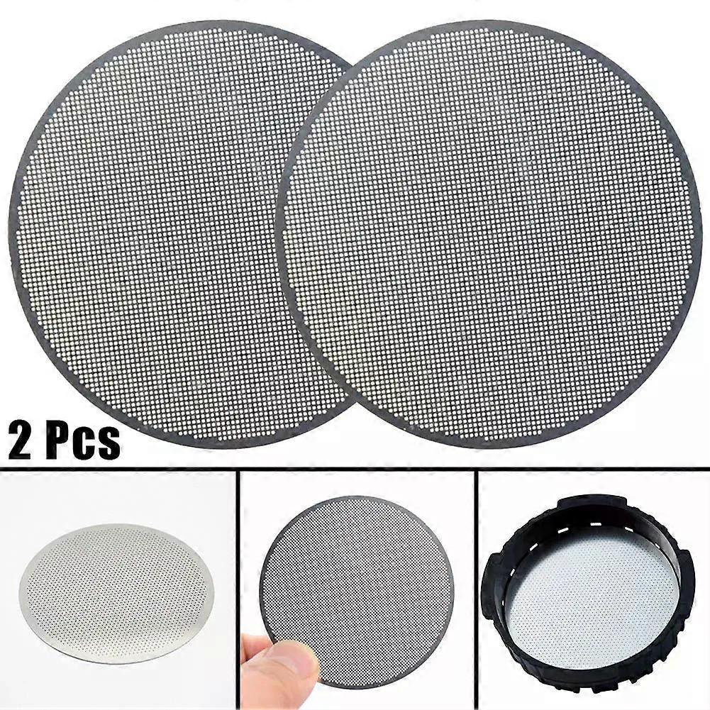 2pcs Reusable Stainless Steel Filter Compatible With compatible for Aeropress Coffee Maker compatible for Coffee Machine Handle Puck Screen
