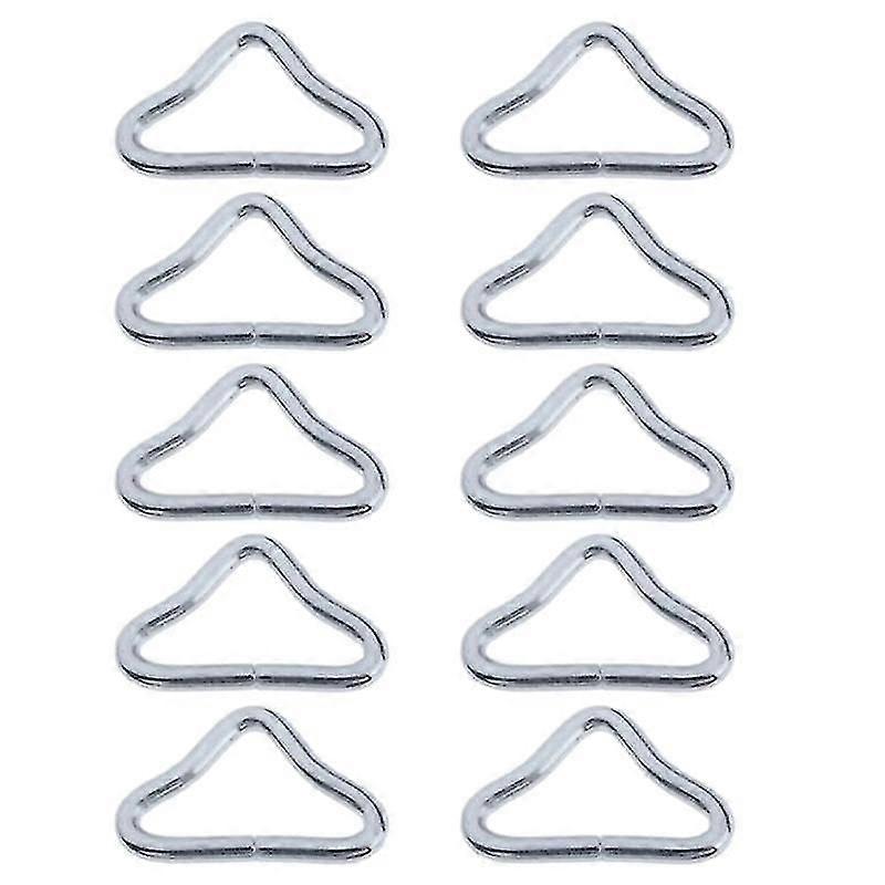 10pcs/pack الترامبولين حصيرة مثلث حلقات مشبك العالمي صالح الدائري الخامس الحلقات