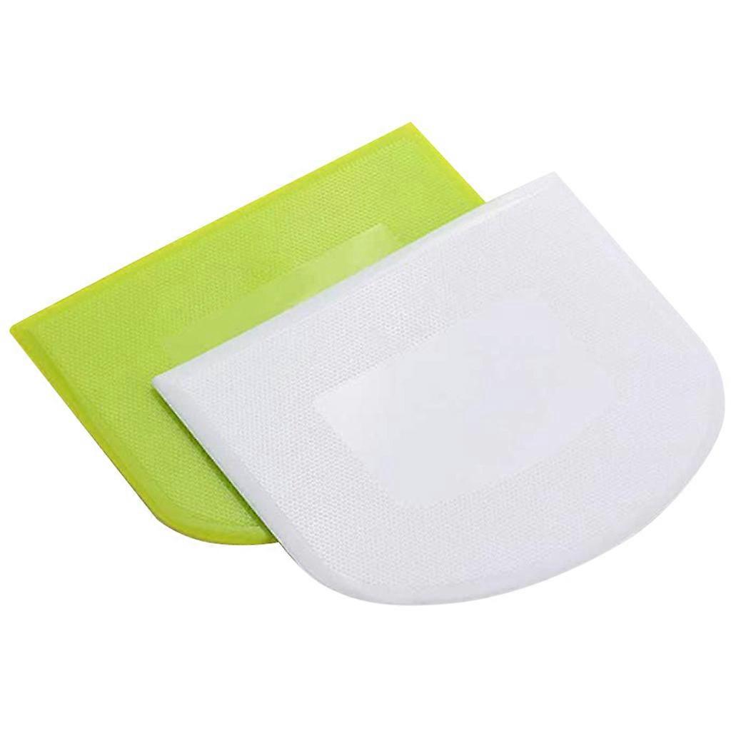 Plastic Cake Cream Spatula Dough Butter Batter Scraper Baking Tools EE
