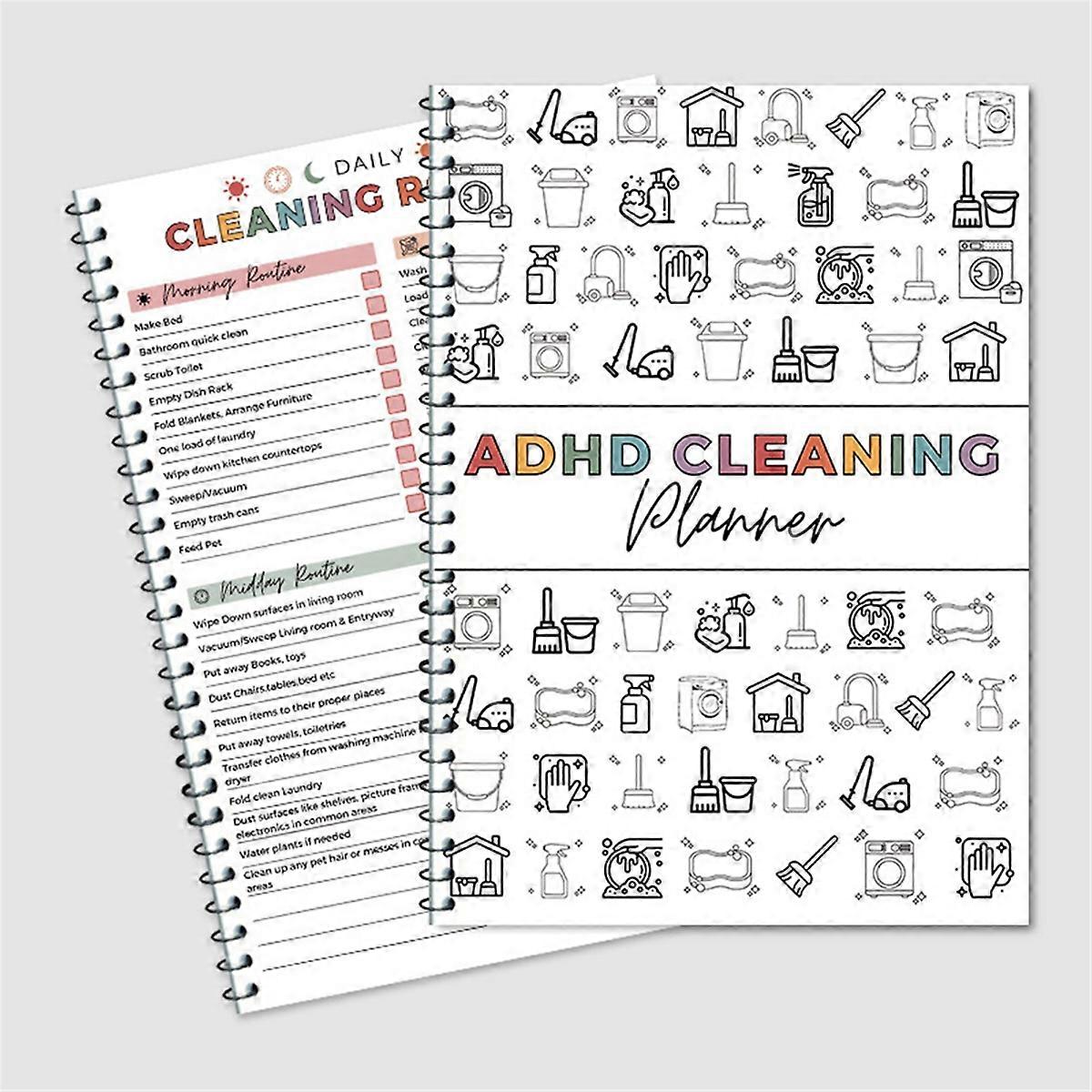 Household Cleaning Schedule Annual Cleaning Check List Planner,Housekeeping Check List Planner&Organ