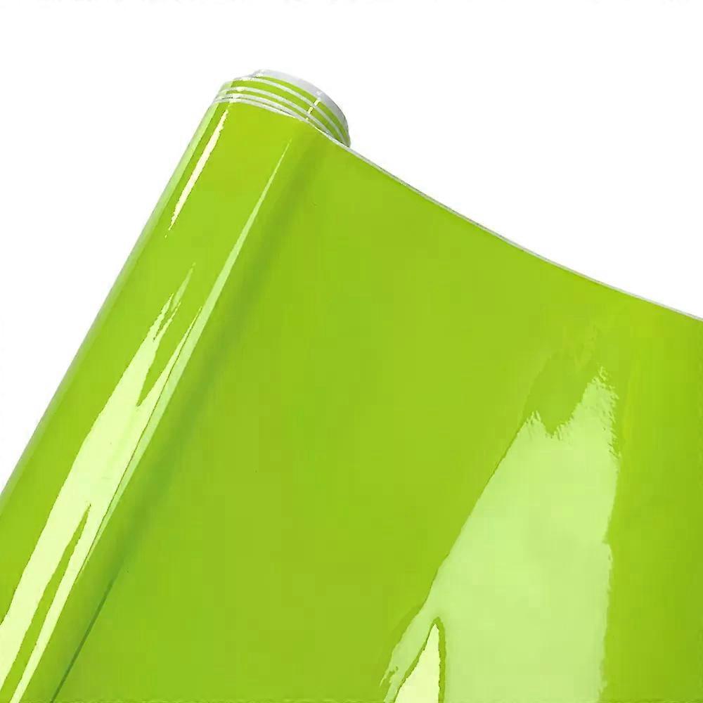 Autocollant de voiture jaune citron brillant, en vinyle, pour moto