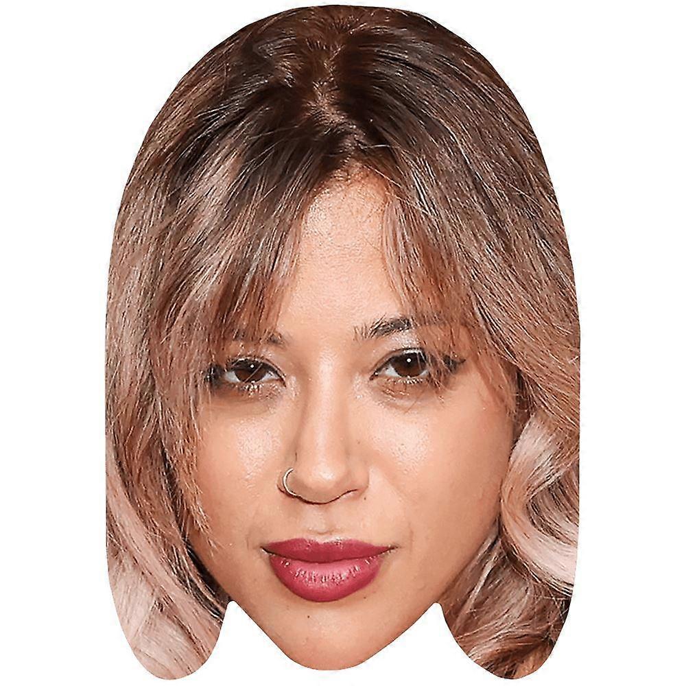 Elisa Trombatore (Lipstick) Celebrity Mask, Flat Card Face