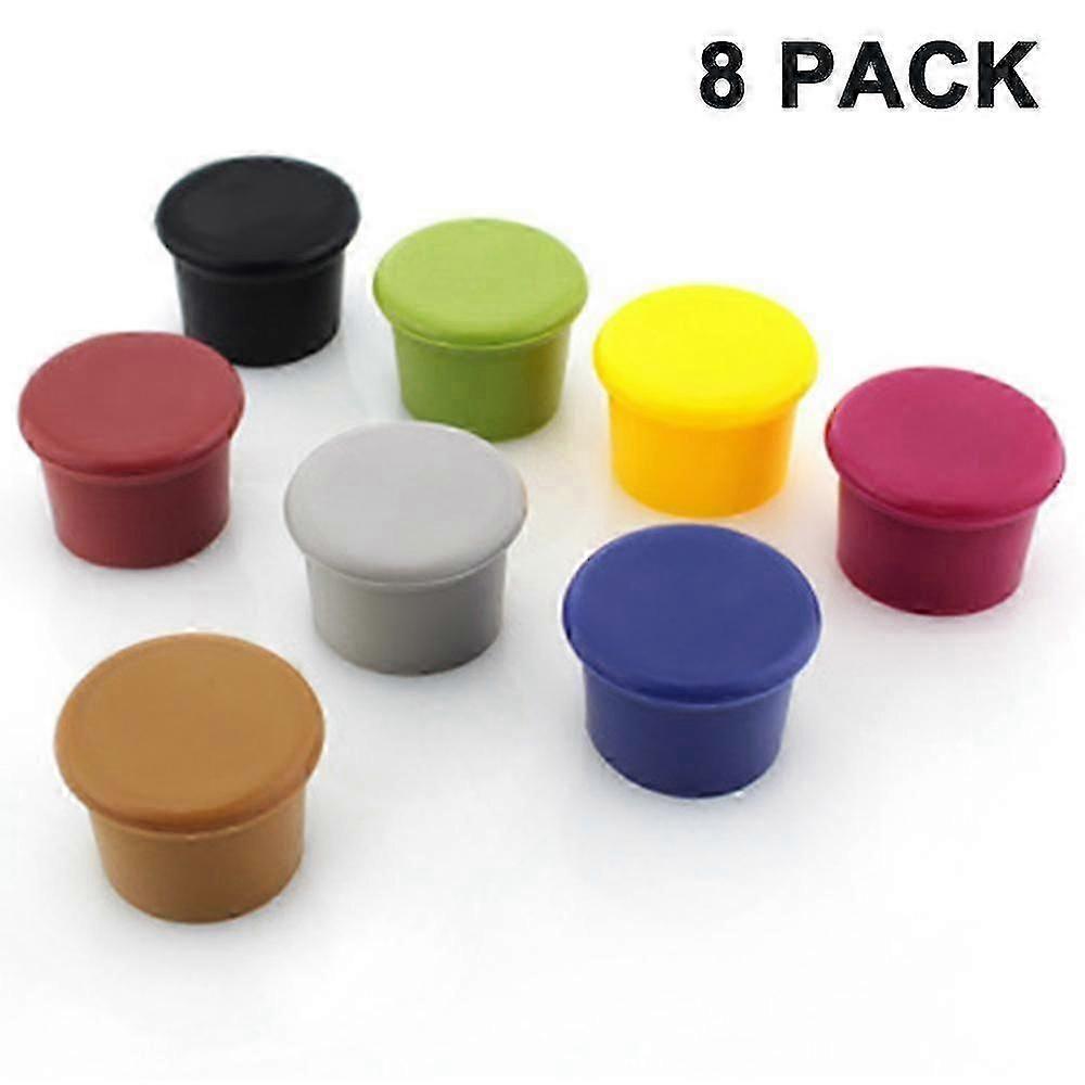 8-piece Set Silicone Bottle Caps, Beer Saver, Beer Capsules, Bottle Cap, Beer Cap, Caps, Wine And Juice Bottle