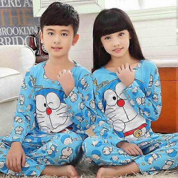 nya snabb tecknad pyjamas set barn flicka pojke lång pyjamas pyjamas pyjamas nattkläder