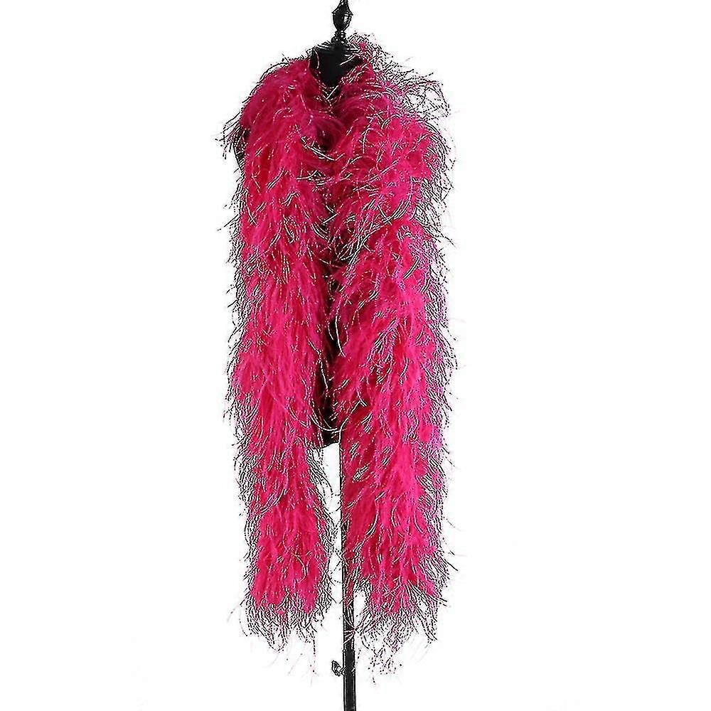 2 Metre Renkli Devekuşu Tüyü Boa Yüksek Kaliteli Devekuşu Tüyü Takı Parti Elbiseleri Dekorasyon Tr