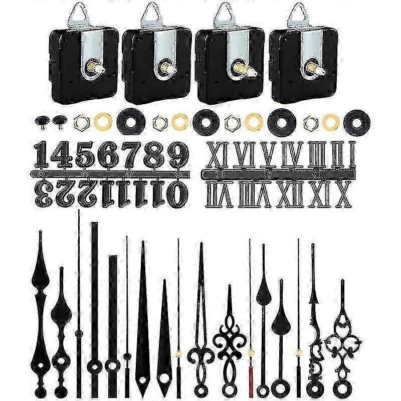 1 Set Replacement Clock Mechanism Clock Movement Battery Operated Clock Number Clock Hands Kit lucky