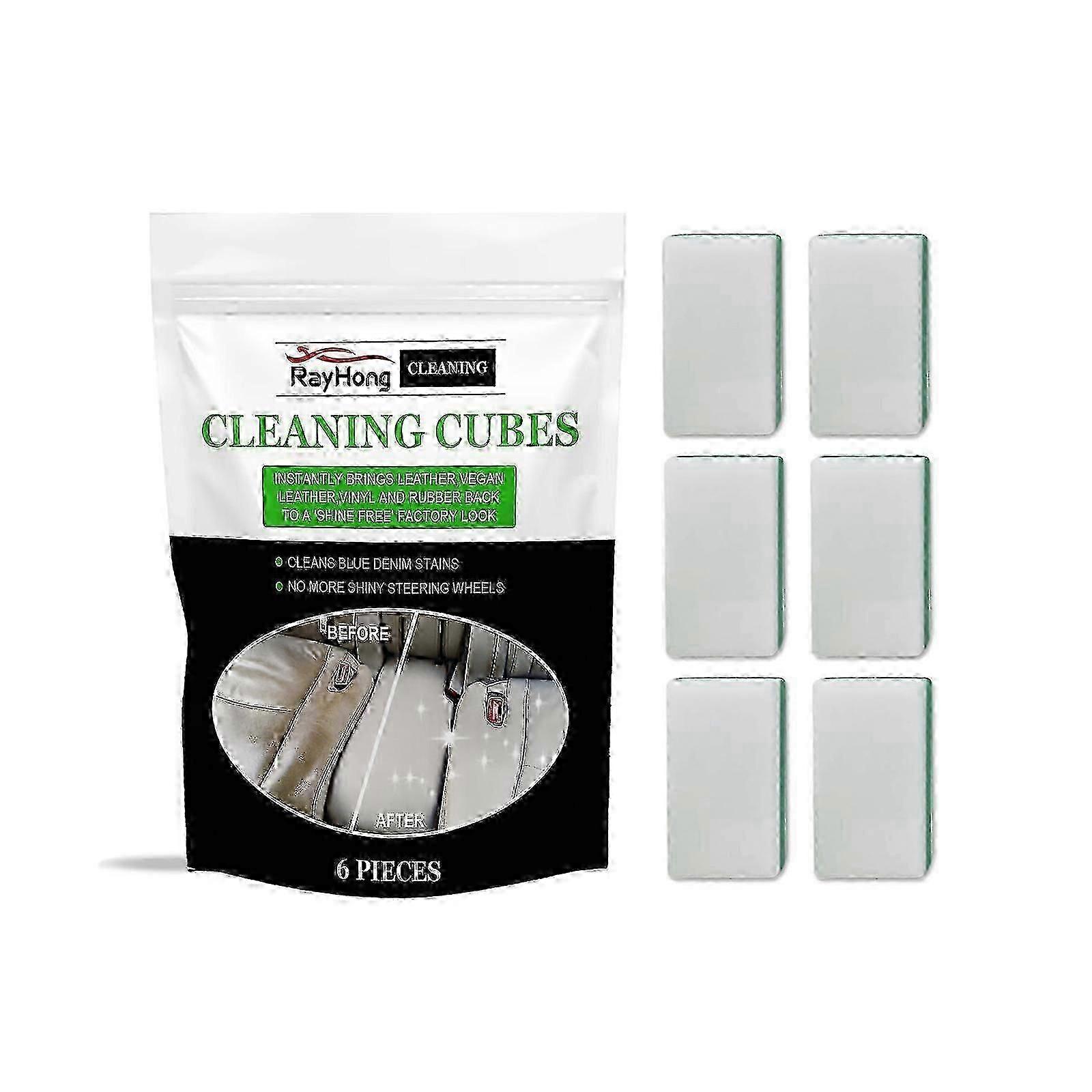 Car Leather Cleaning Sponge for Restoring Shine, Quick Stain Removal, No Additional Cleaner