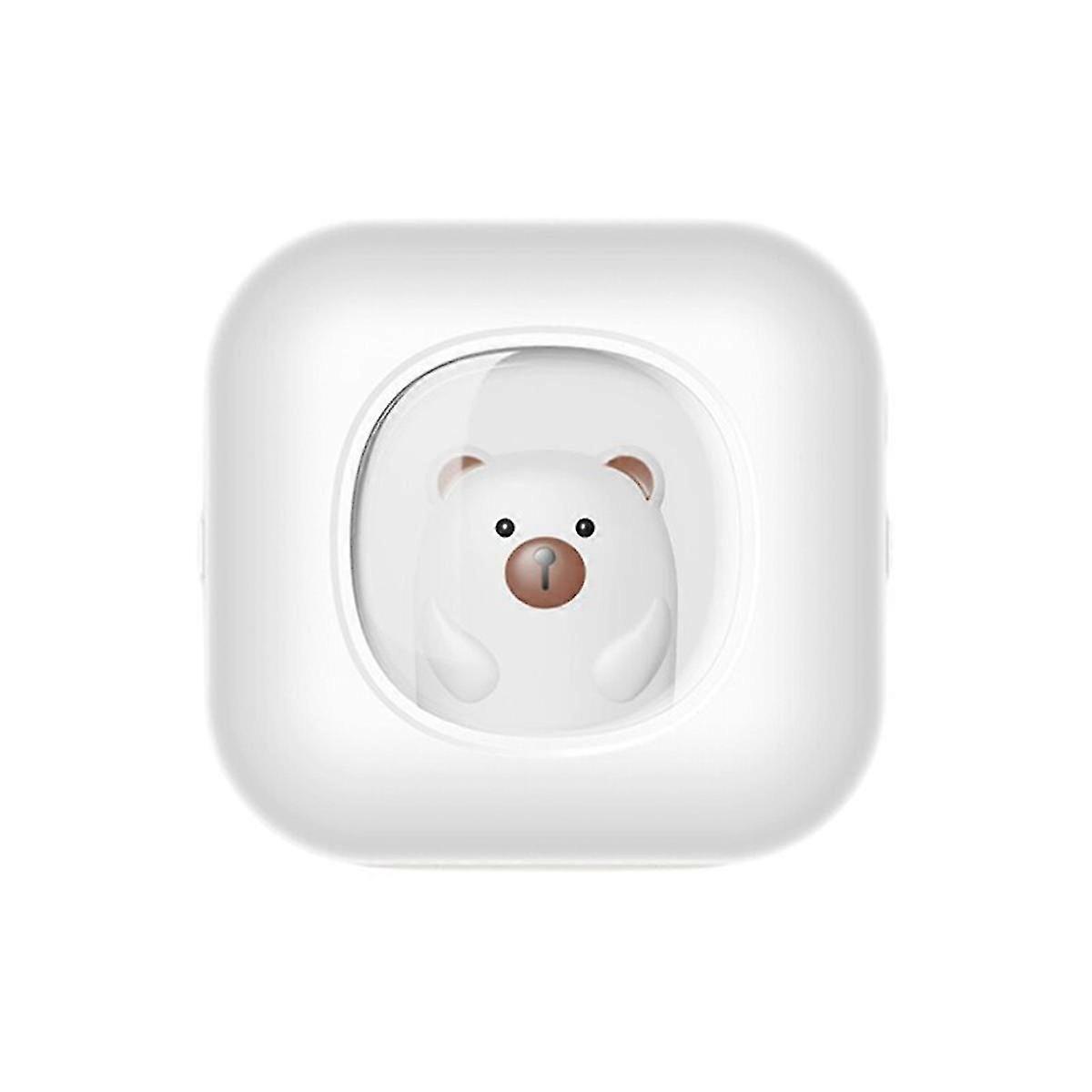 Portable Mini Bluetooth Label Printer - Inkless Thermal Sticker Maker (White)