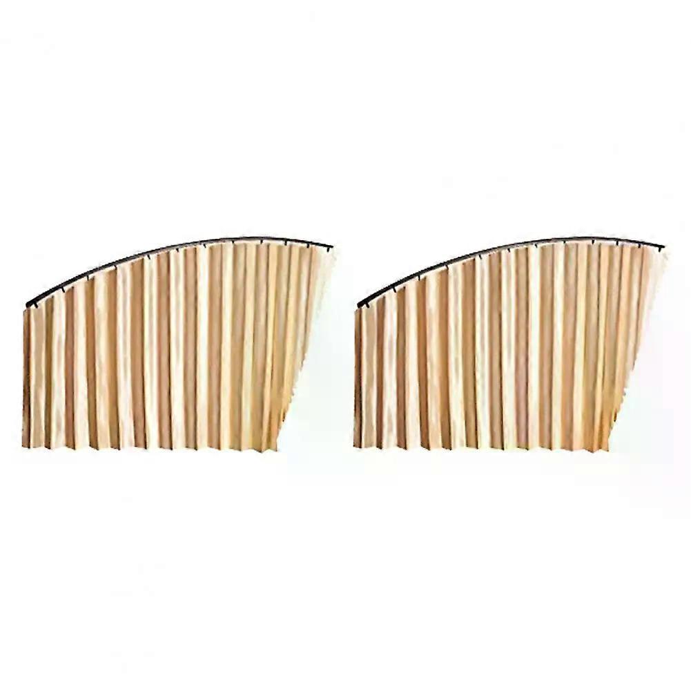 Solid Color 2Pcs Useful Sun Protection Windshield Sunshade Removable Car Window Curtain Adjustable Suitable for SUV