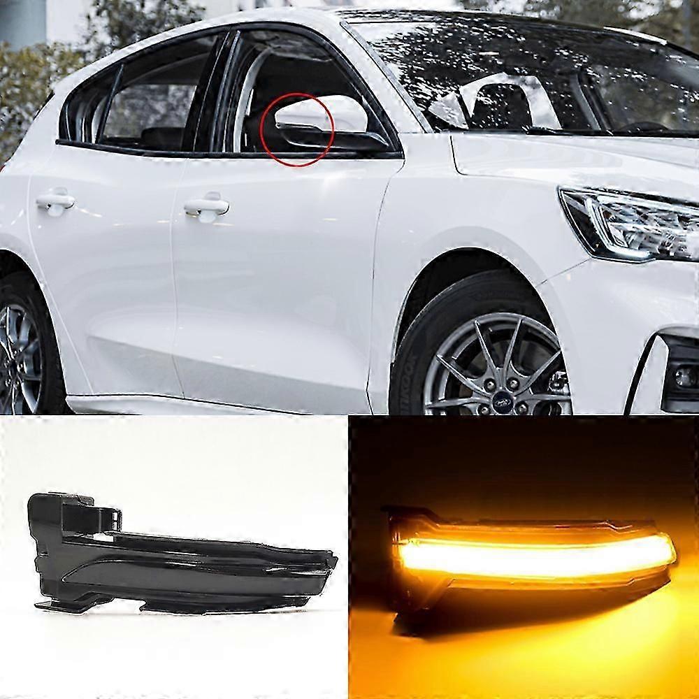 Suitable for 19-20 Focus Reversing Mirror, Turn Signal, Rearview Mirror, Mirror Light, Reflector, Running Water Light, Running Light
