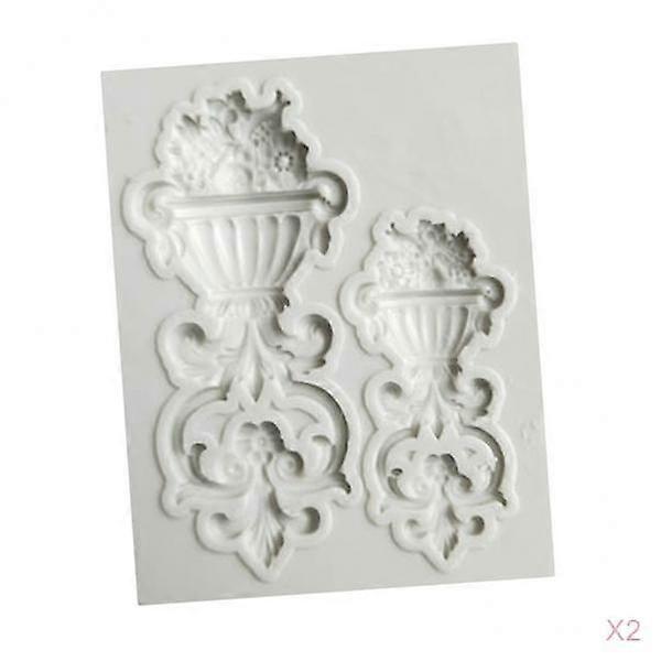 2x Silicone Fondant Cake Decorating Tool