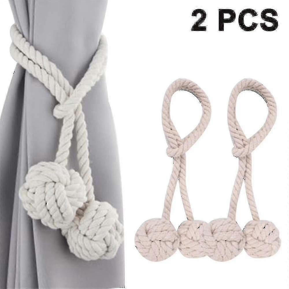 Simple European curtain binding multi-color curtain tassel cotton rope binding polyester cotton hook