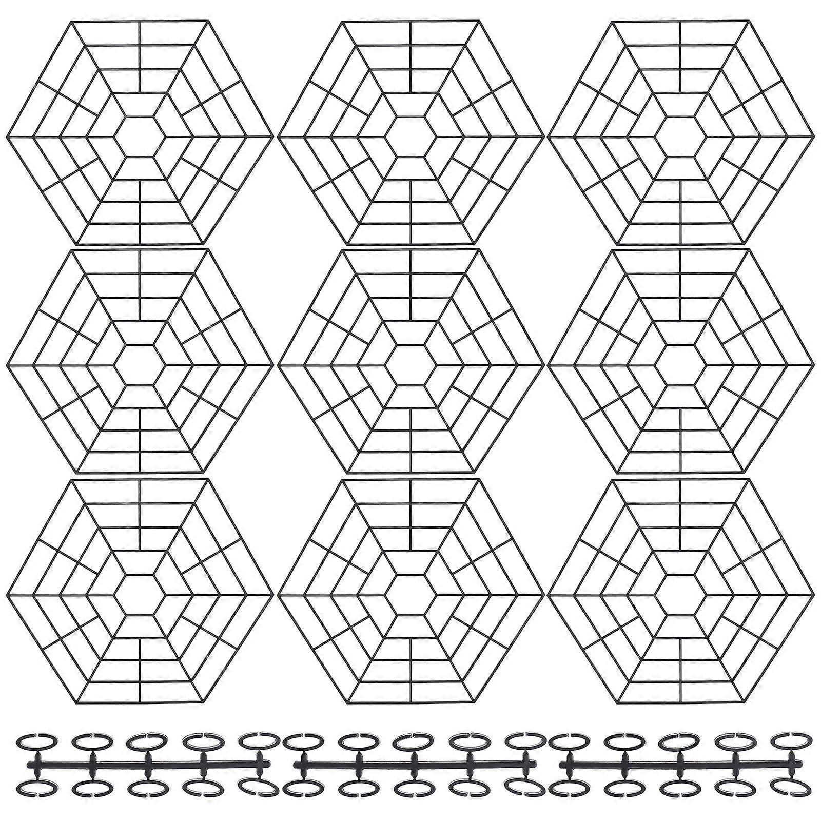 10PCS έξι γωνιακό επαγγελματικό πλέγμα λιμνών φυλάκων λιμνών προστατών ψαριών προστατευτικών ψαριών πλαστικό για το εγχώριο κατάστημα