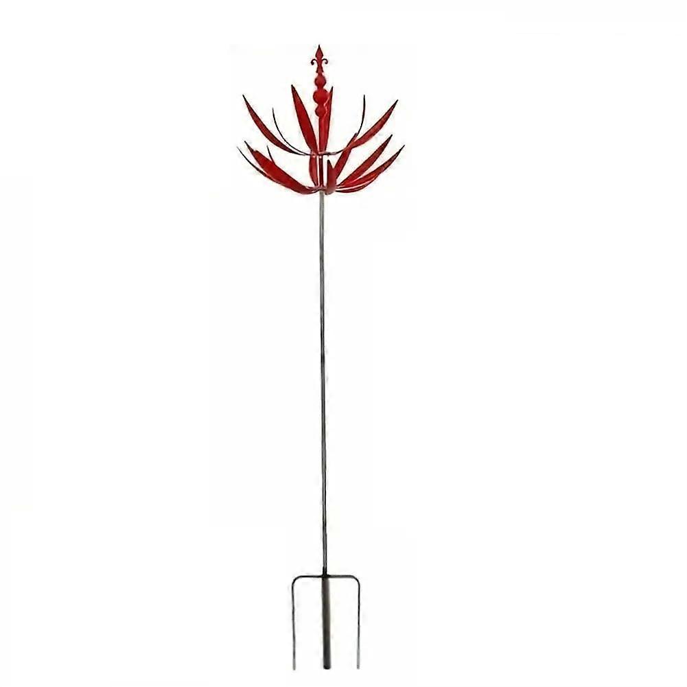 Unique Wind Turning Reflective with Ground Plugs Crafts Outdoor Garden