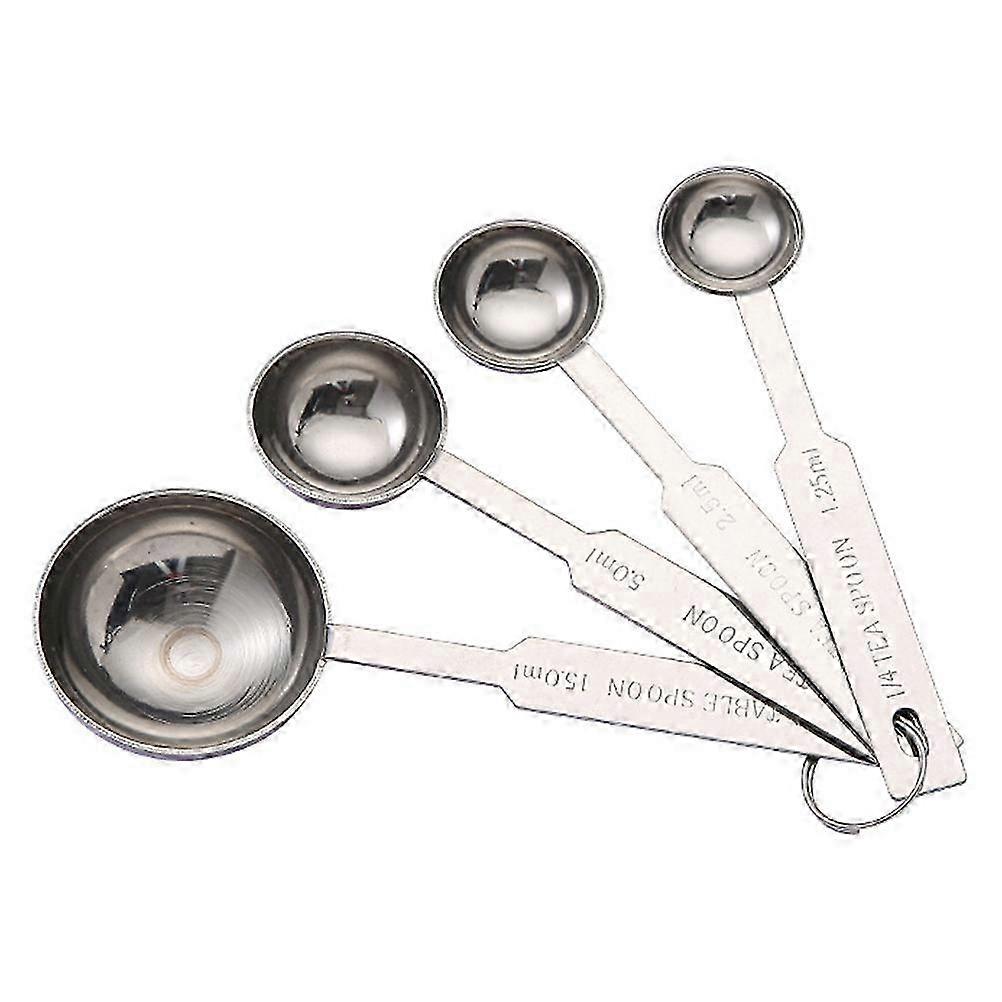 4 Pcs Seasoning Spoon Measuring Teaspoon Double Head Measuring Spoon Kitchen Spoon