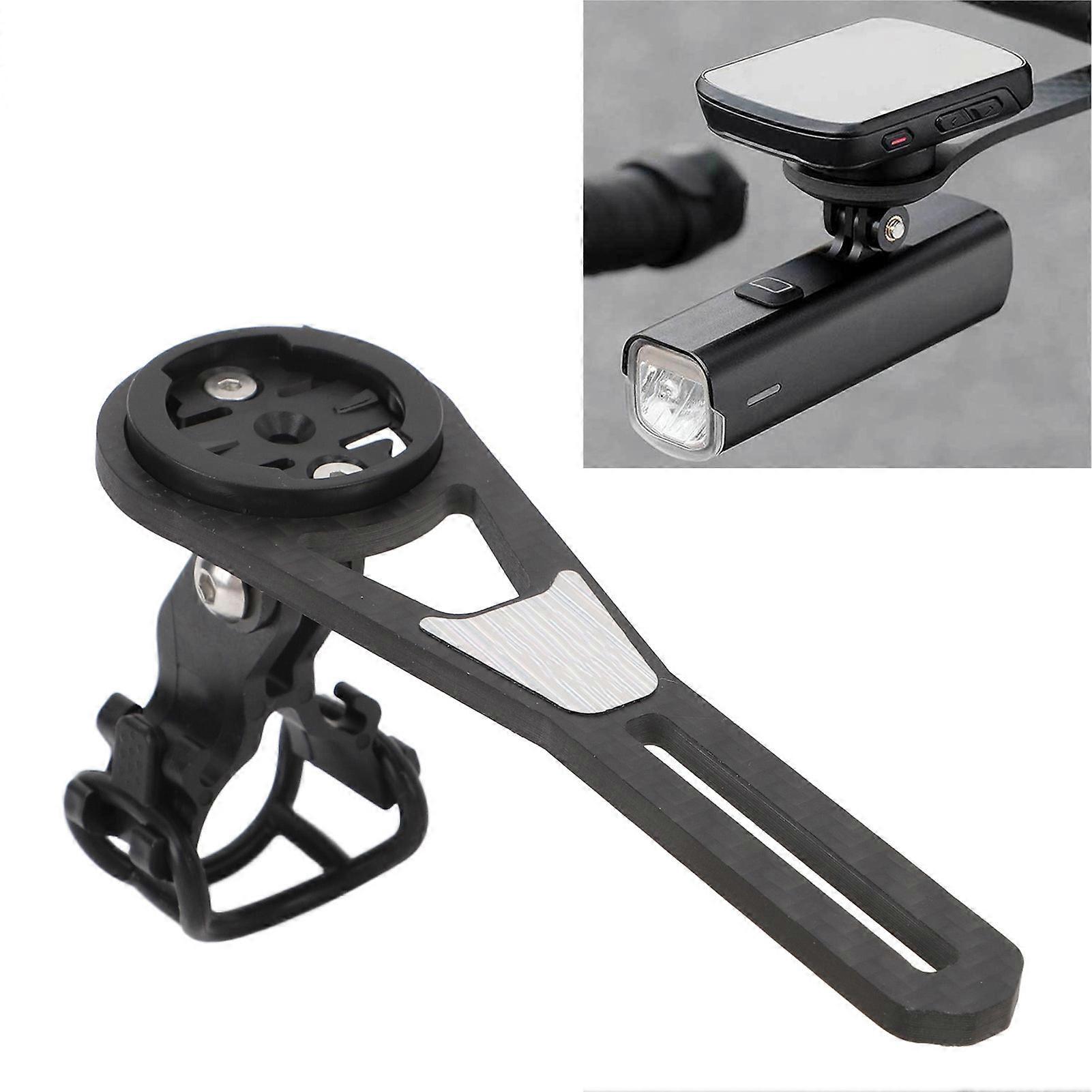 Bike Computer Mount Carbon Fiber Light Sports Camera Combo Mount Bicycle Computer Beacket for Bryton for Magene for XOSS Short Type 